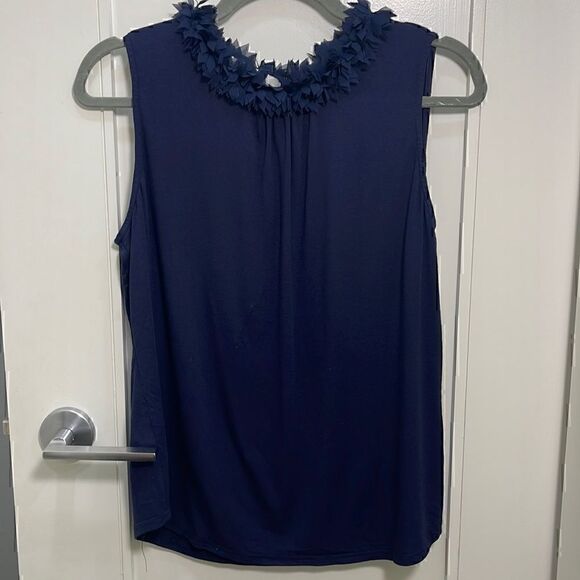 Sara Campbell Navy Top Size Small - Picture 1 of 7